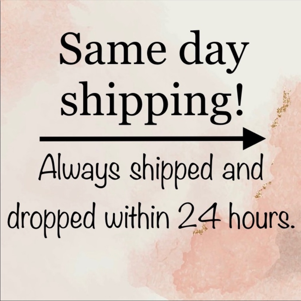 Same day shipping ⭐️⭐️⭐️⭐️⭐️